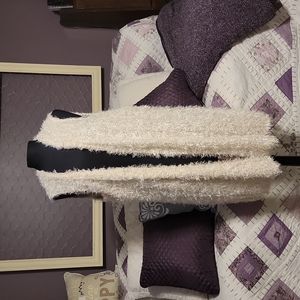 LAST CHANCE Fuzzy Eyelash Type Long Vest Sz 2X